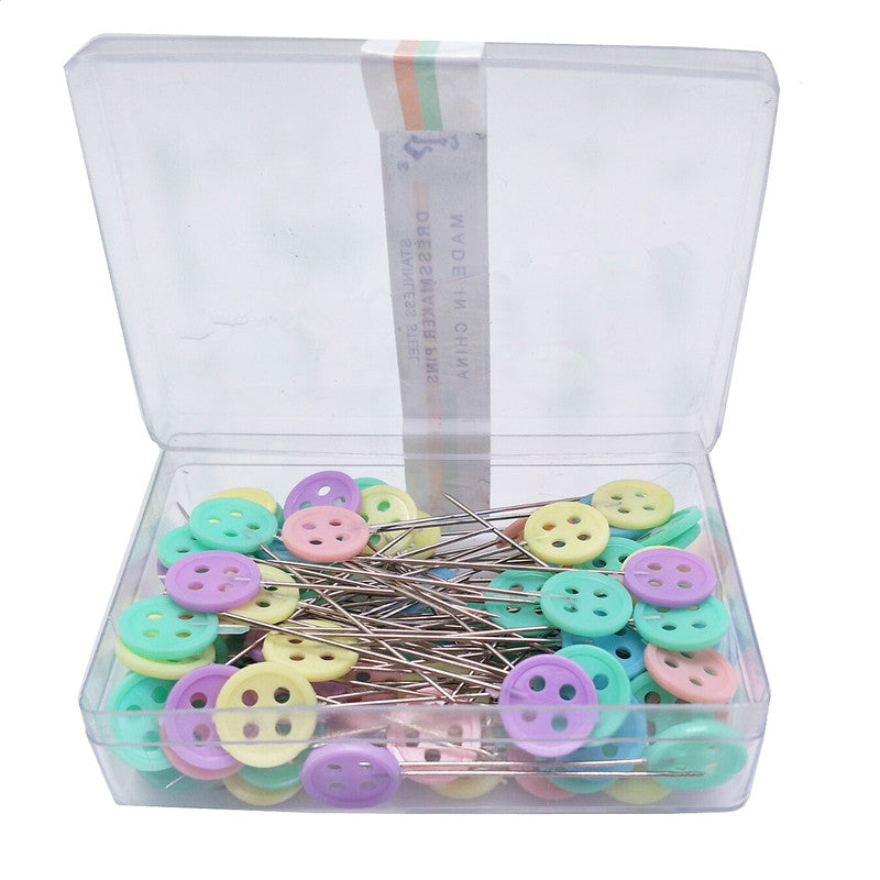 100pcs Stainless Steel Dressmaking & Patchwork Pins 2 by HitMyNeed