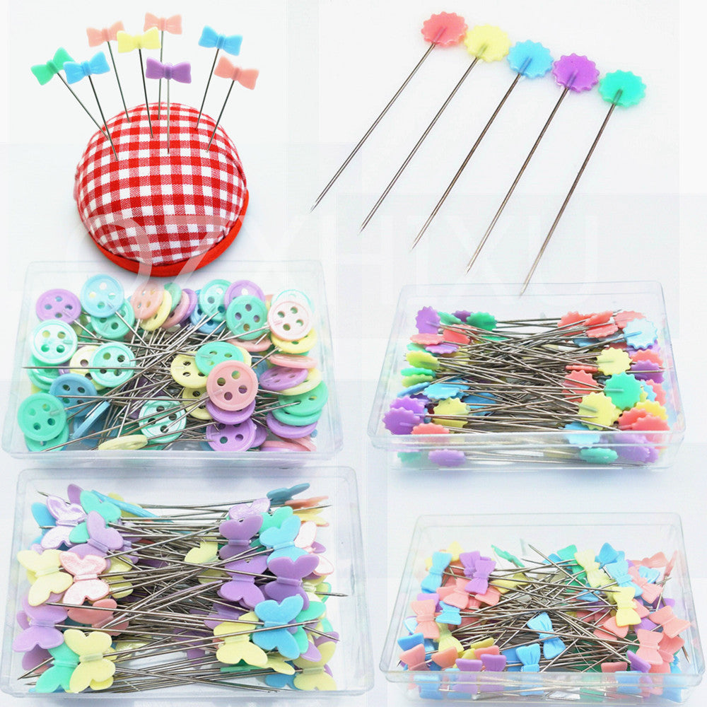 100pcs Stainless Steel Dressmaking & Patchwork Pins by HitMyNeed