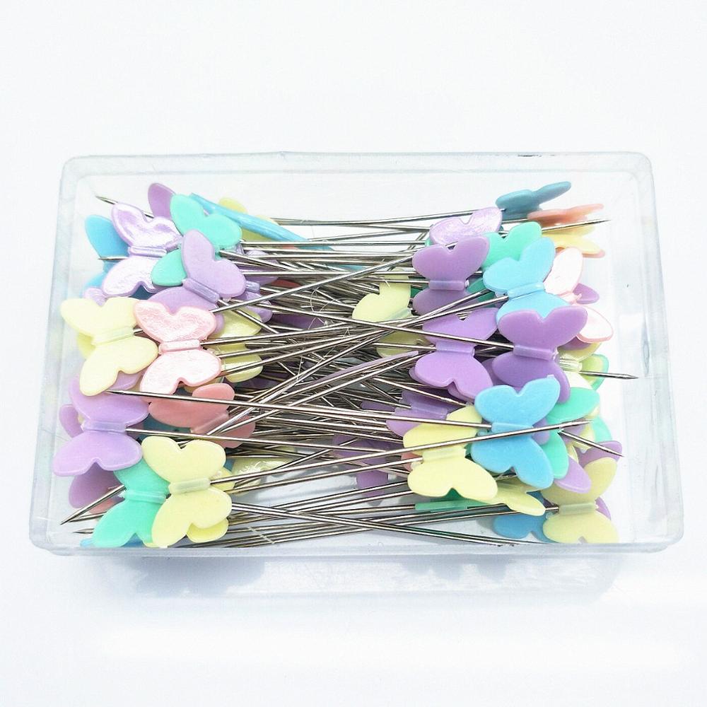 100pcs Stainless Steel Dressmaking & Patchwork Pins by HitMyNeed