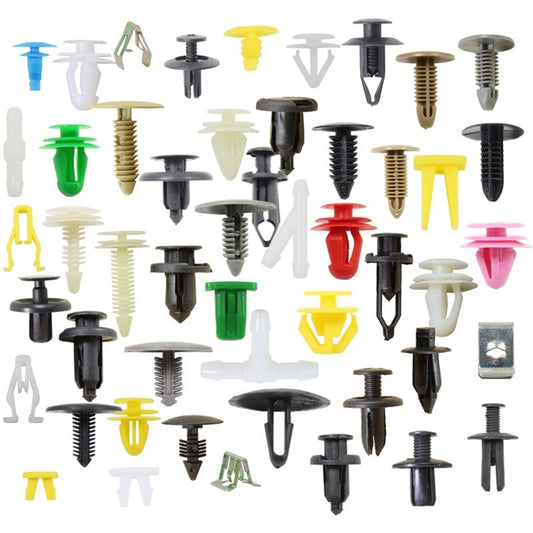 100pcs Universal Car Plastic Clips & Fasteners Set by HitMyNeed