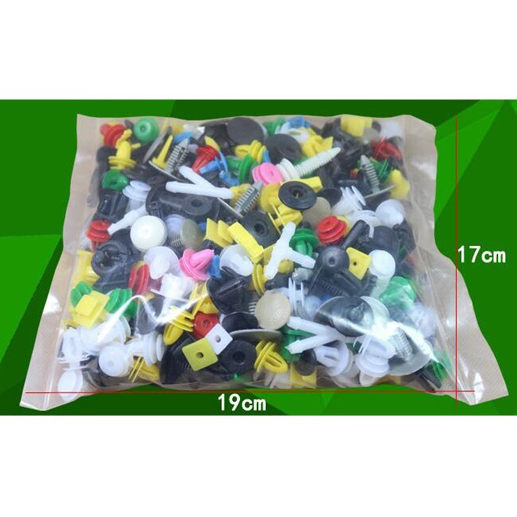 100pcs Universal Car Plastic Clips & Fasteners Set by HitMyNeed