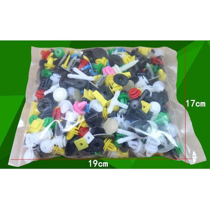 100pcs Universal Car Plastic Clips & Fasteners Set by HitMyNeed