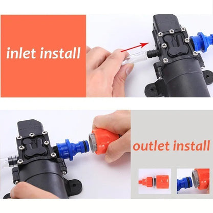 100W 12V Portable High Pressure Car Cleaning Pump Kit by HitMyNeed