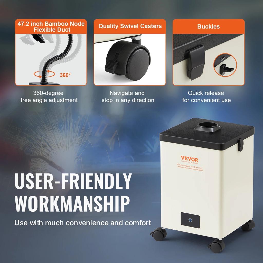 100W / 150W Fume Extractor for Soldering & Welding by HitMyNeed