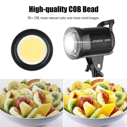 100W 5600K LED Studio Video Light with Bowens Mount by HitMyNeed