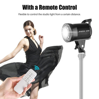 100W 5600K LED Studio Video Light with Bowens Mount by HitMyNeed