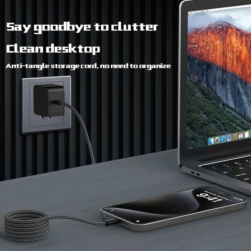 100W Magnetic Fast Charging Cable 1m by HitMyNeed