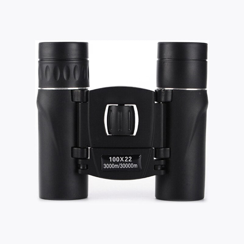 100x22 HD Compact Binoculars with Low-Light Vision by HitMyNeed