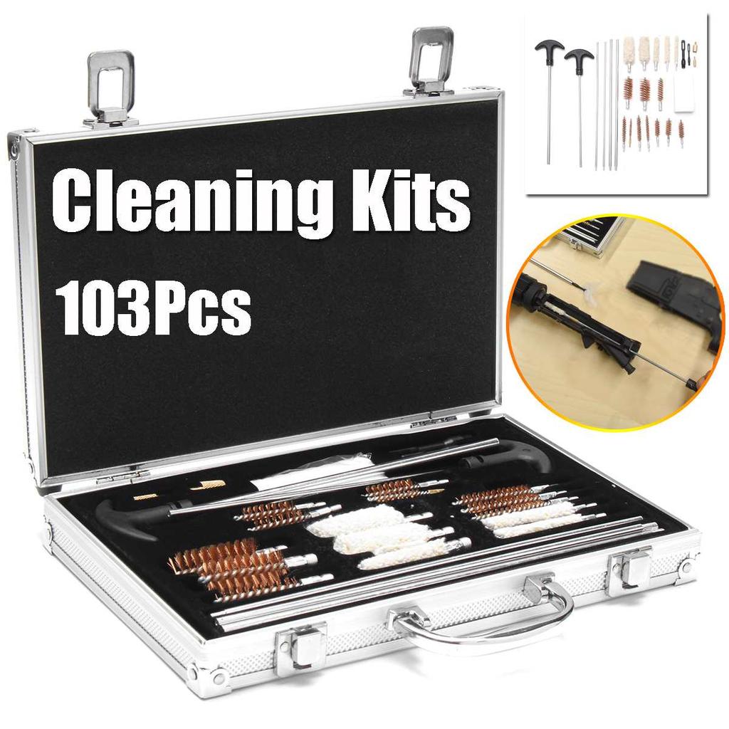 103-Piece Universal Gun Cleaning Kit with Case by HitMyNeed