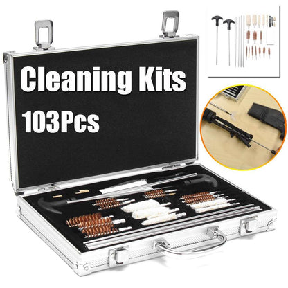 103-Piece Universal Gun Cleaning Kit with Case by HitMyNeed