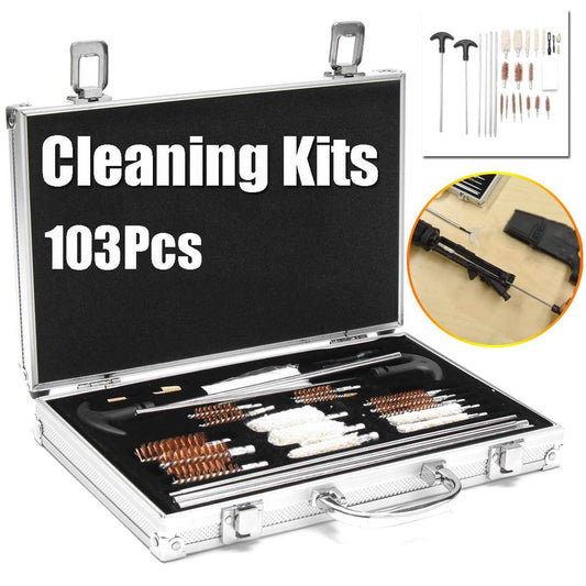 103-Piece Universal Gun Cleaning Kit with Case by HitMyNeed