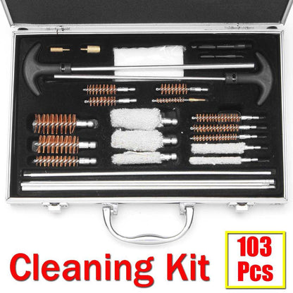 103-Piece Universal Gun Cleaning Kit with Case by HitMyNeed