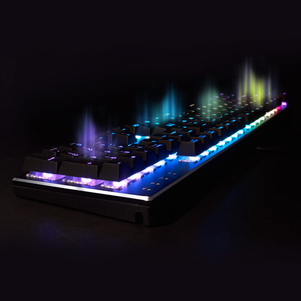 104-Key Mechanical Gaming Keyboard with RGB Lighting by HitMyNeed