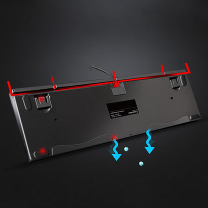 104-Key Mechanical Gaming Keyboard with RGB Lighting by HitMyNeed