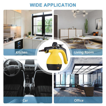 1050W Handheld Steam Cleaner with 9 Accessories by HitMyNeed