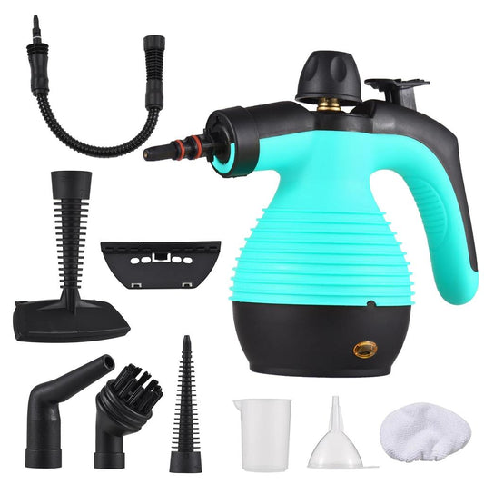 1050W Handheld Steam Cleaner with 9 Accessories blue au by HitMyNeed