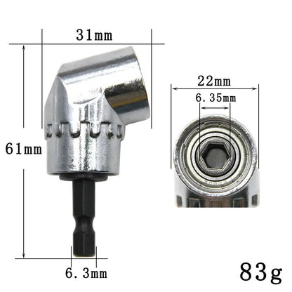 105° Right Angle Drill Screwdriver Attachment by HitMyNeed