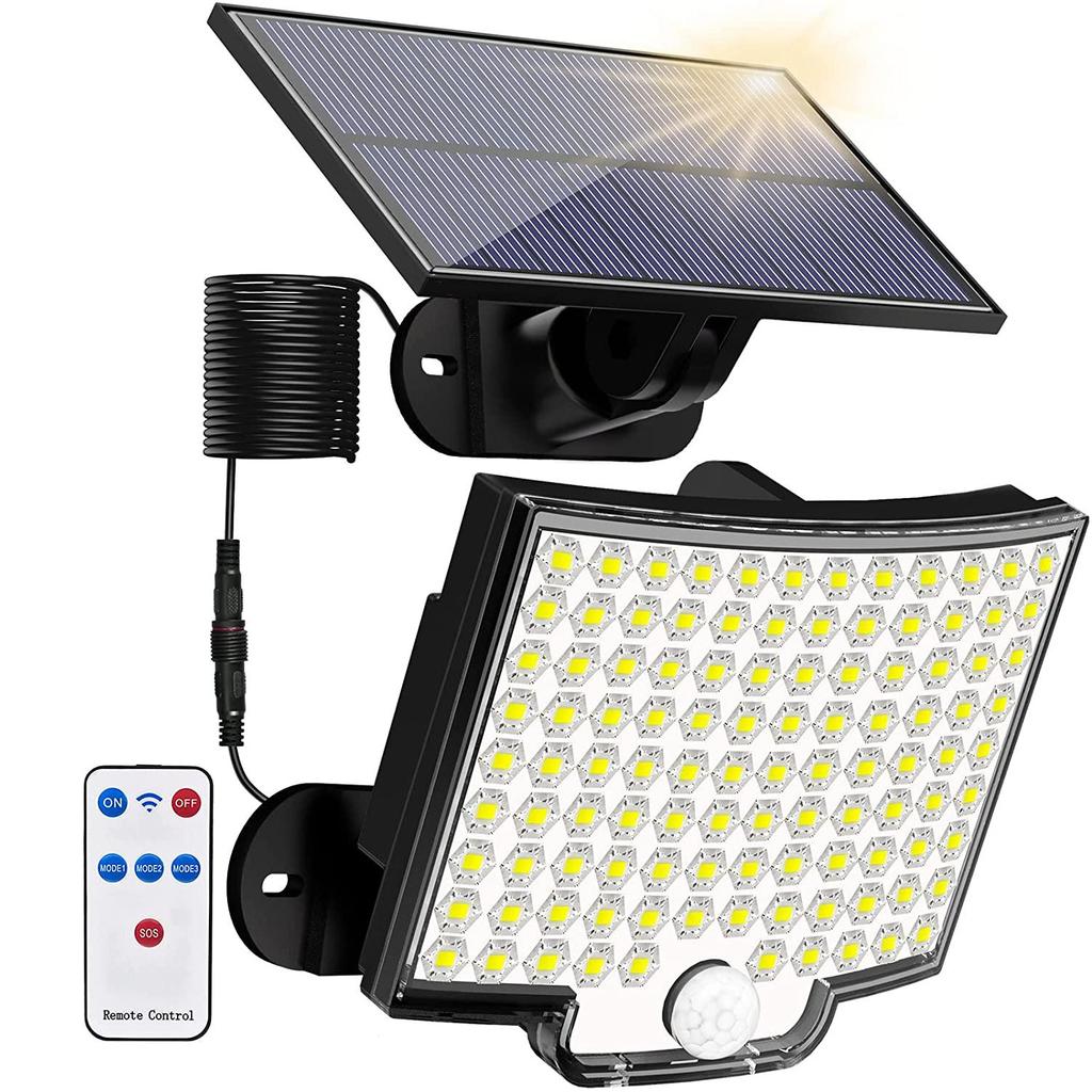 106 LED Solar Motion Sensor Outdoor Wall Light by HitMyNeed