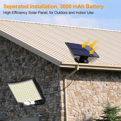 106 LED Solar Motion Sensor Outdoor Wall Light by HitMyNeed