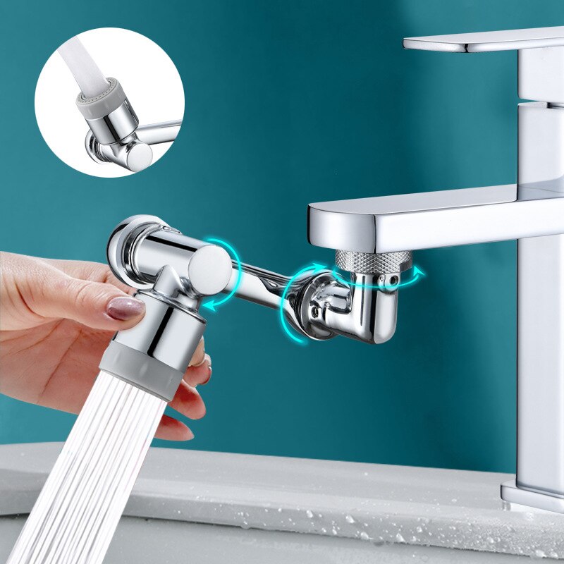 1080° Dual Mode Rotating Faucet Extender by HitMyNeed