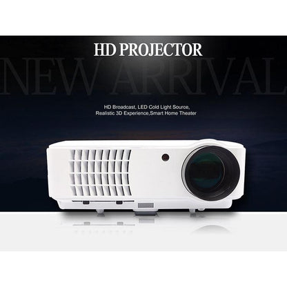 1080p 5500 Lumens WiFi LED Projector with 3D by HitMyNeed