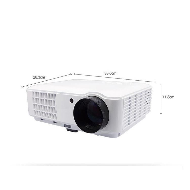 1080p 5500 Lumens WiFi LED Projector with 3D by HitMyNeed