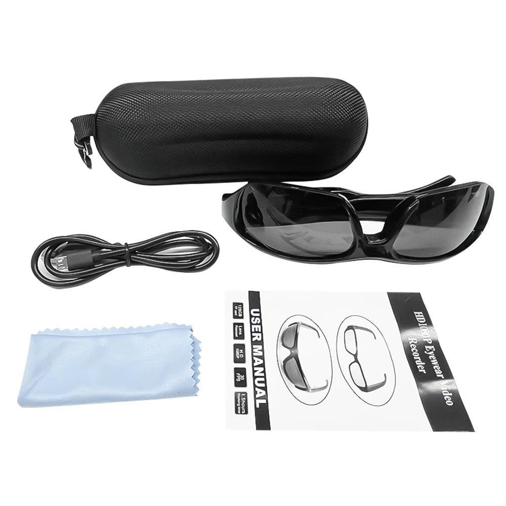 1080P HD Glasses Camera with One-Button Control by HitMyNeed