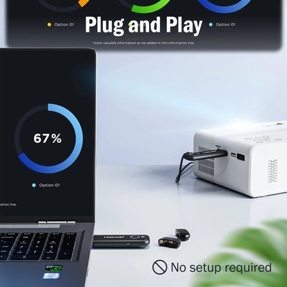 1080P HDMI Wireless Transmitter & Receiver Kit by HitMyNeed