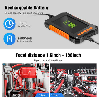 1080P Industrial Endoscope Borescope with 4.3" Screen by HitMyNeed