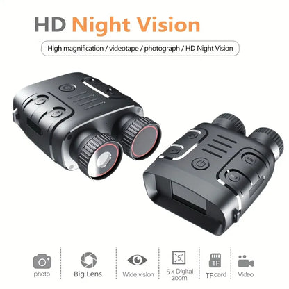 1080P Infrared Night Vision Binoculars 5X Zoom by HitMyNeed