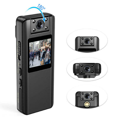 1080P Infrared Night Vision Mini Body Camera with-32gb-tf-card by HitMyNeed