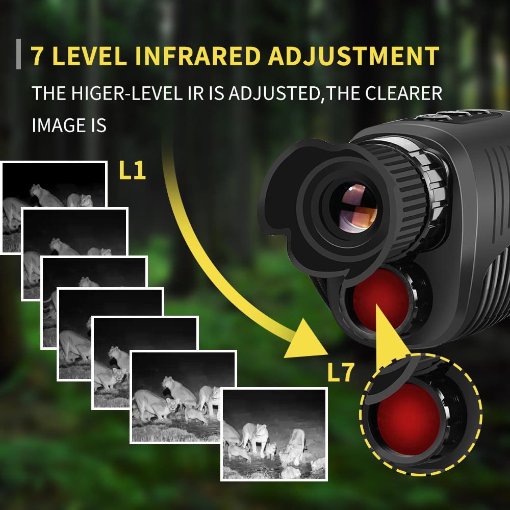 1080P Infrared Night Vision Monocular 300m Range by HitMyNeed