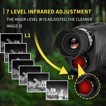 1080P Infrared Night Vision Monocular 300m Range by HitMyNeed