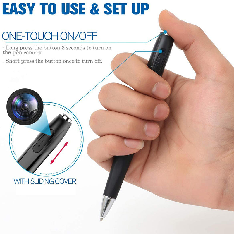 1080P Mini Camera Pen with Voice & Video Recorder by HitMyNeed