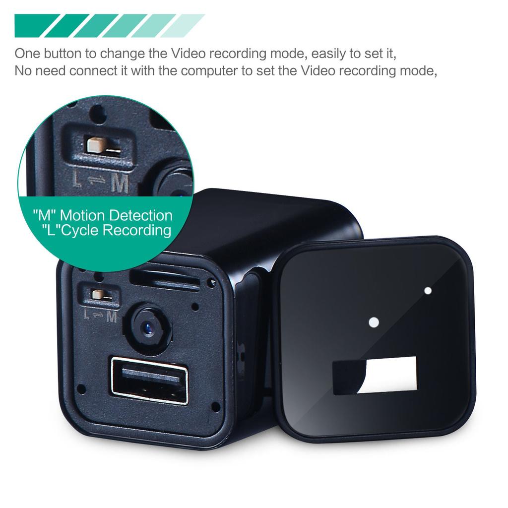1080P USB Wall Charger Hidden Spy Camera by HitMyNeed