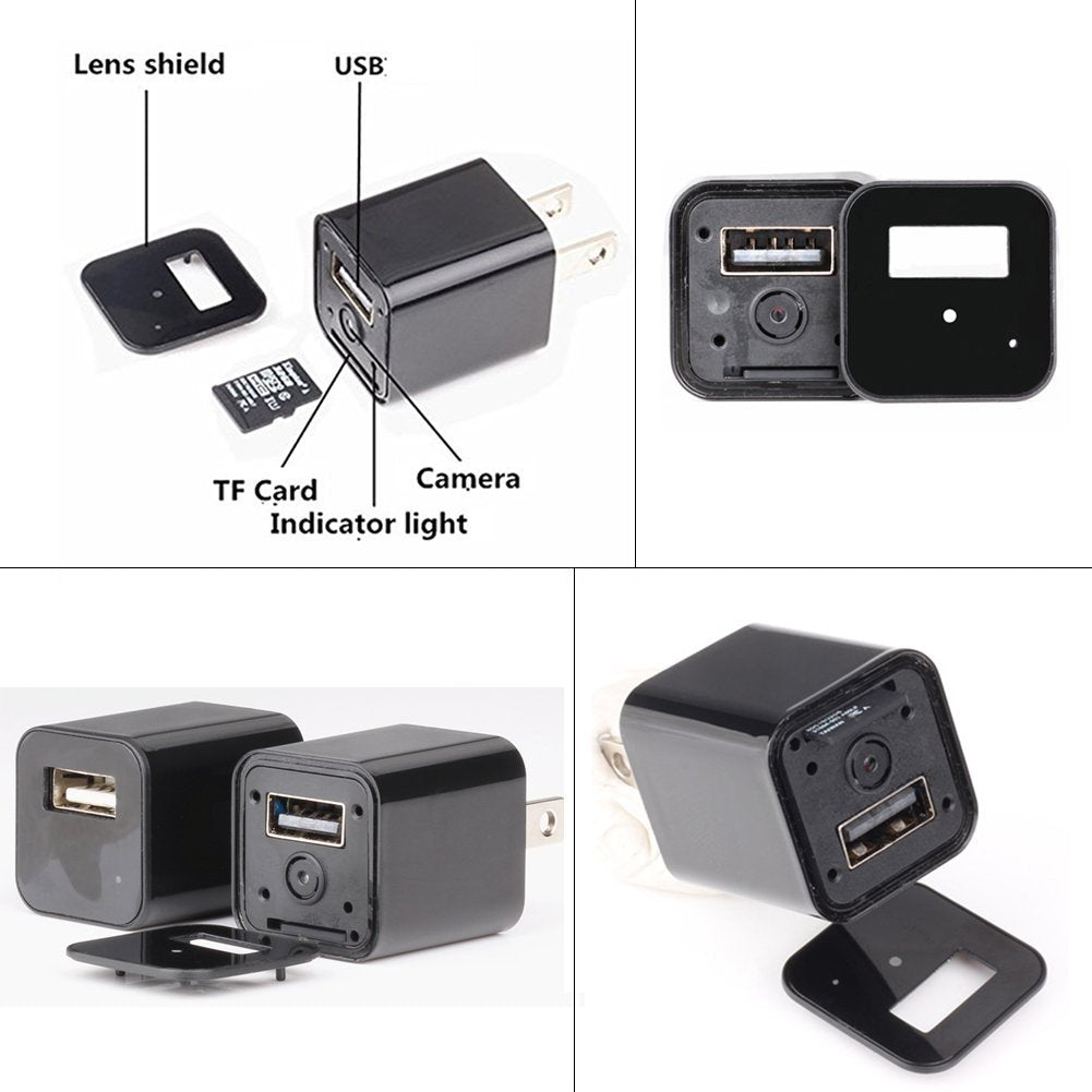 1080P USB Wall Charger Hidden Spy Camera by HitMyNeed