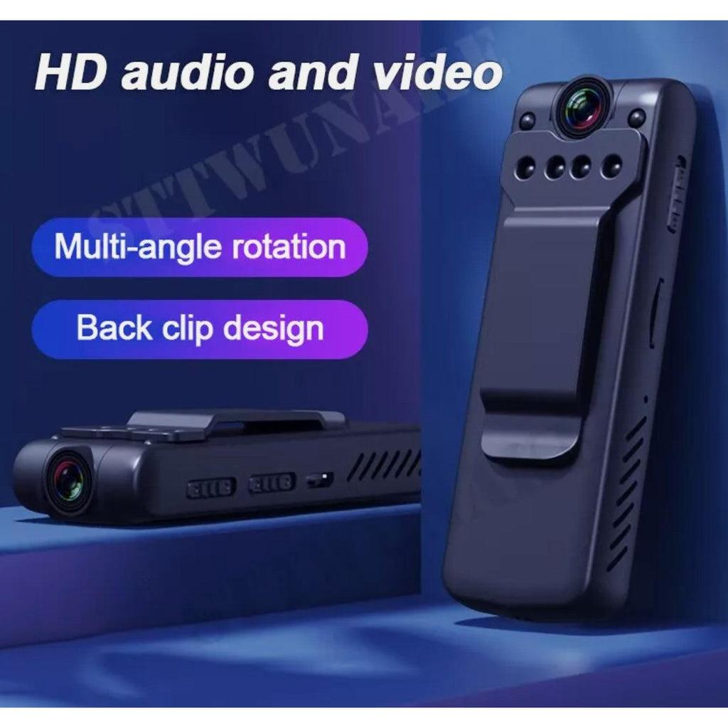 1080P Wearable Mini Body Camera with Audio Recorder by HitMyNeed