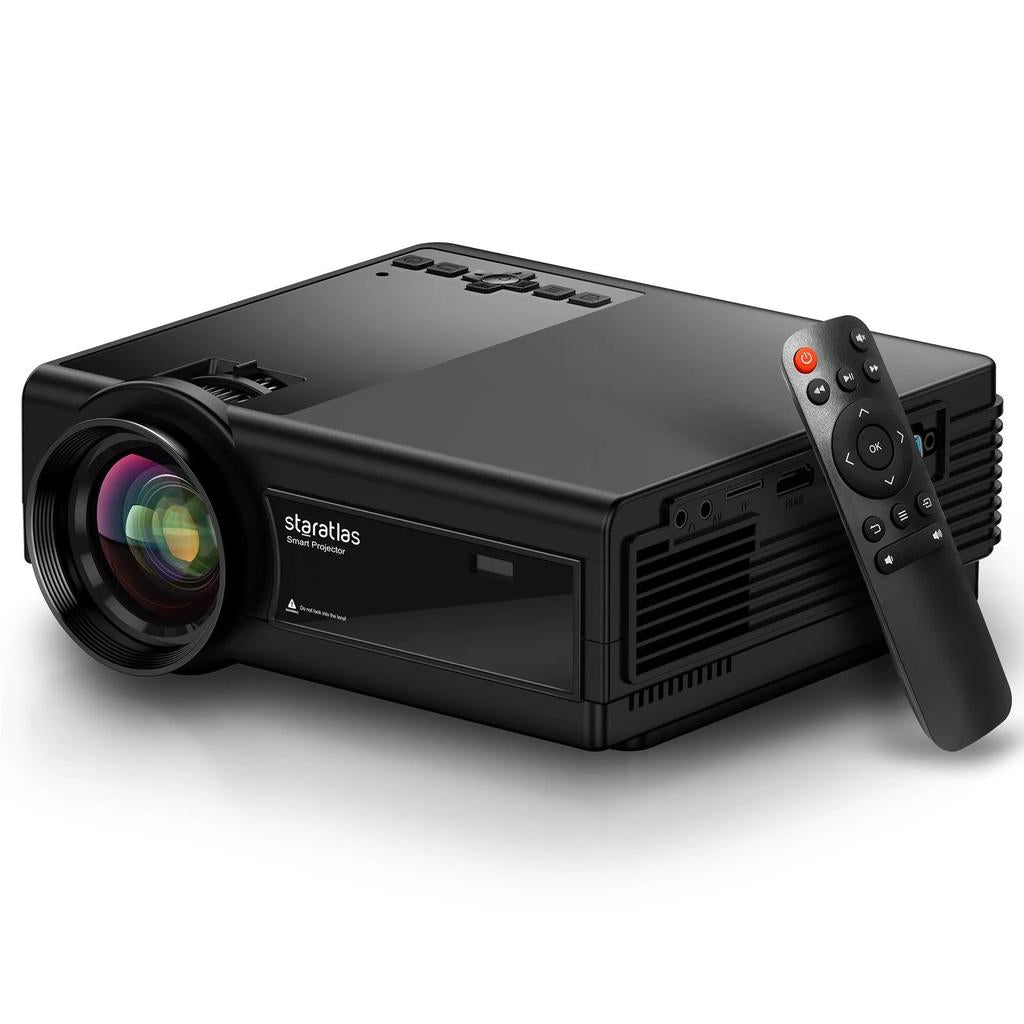 1080P WiFi & Bluetooth Home Theater Projector by HitMyNeed