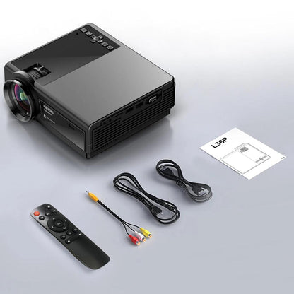 1080P WiFi & Bluetooth Home Theater Projector by HitMyNeed