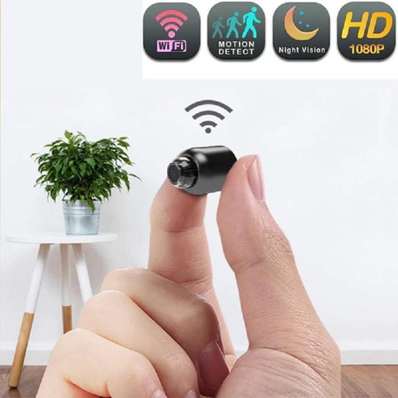1080P WiFi Mini Baby Monitor with Night Vision with-4g-card by HitMyNeed