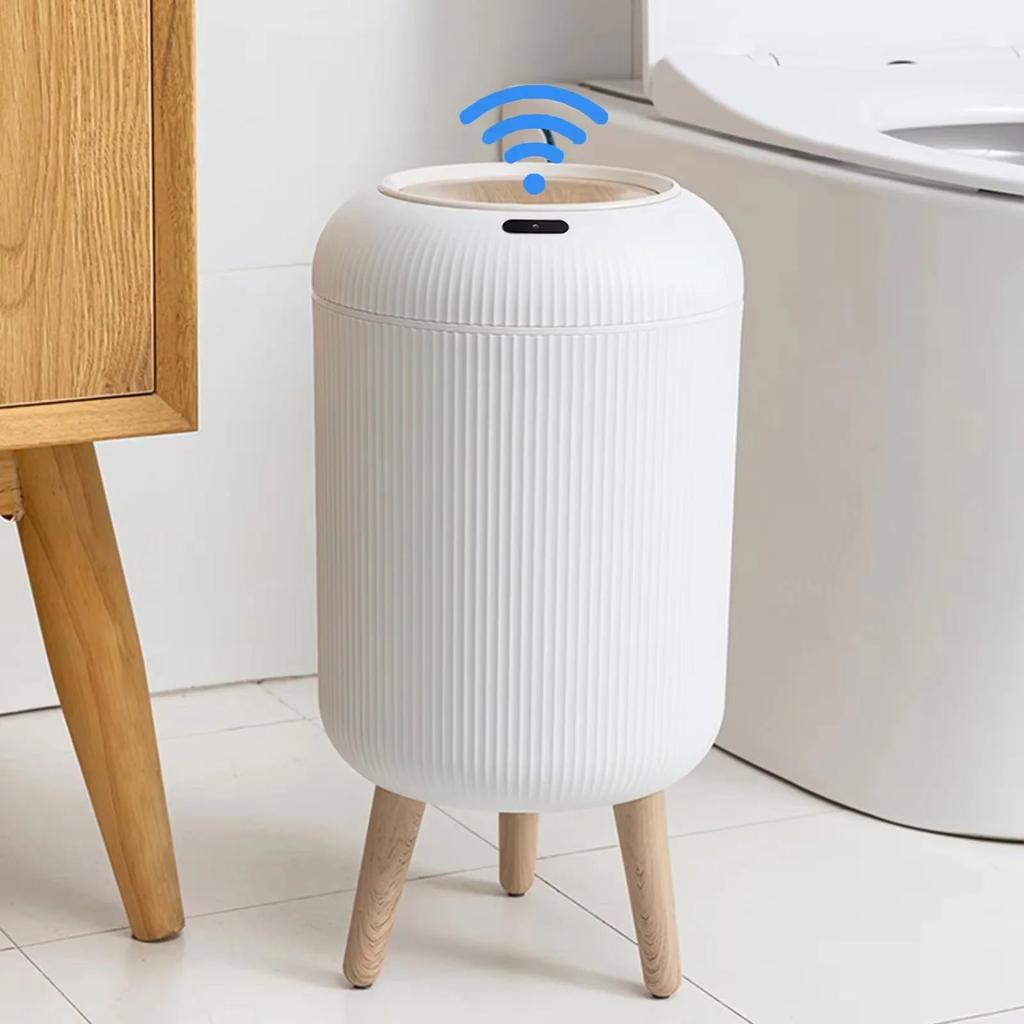 10L Motion Sensor Trash Can with Lid for Home & Office by HitMyNeed