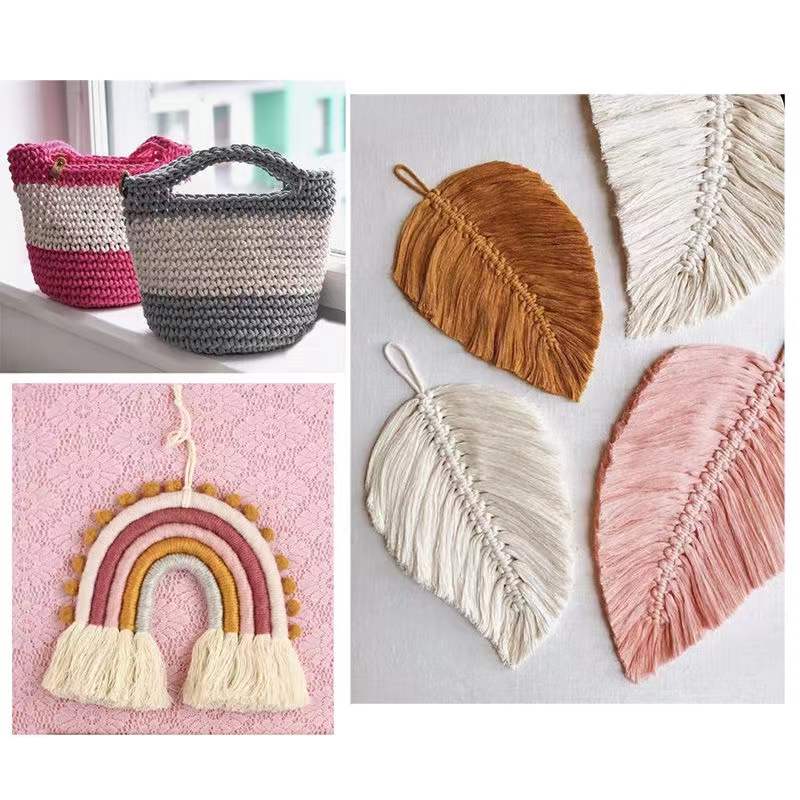 10m Braided Cotton Macrame Cord 4mm by HitMyNeed