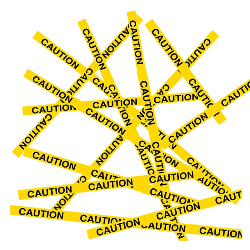 10m Yellow Caution Tape - Indoor & Outdoor Safety Marking by HitMyNeed