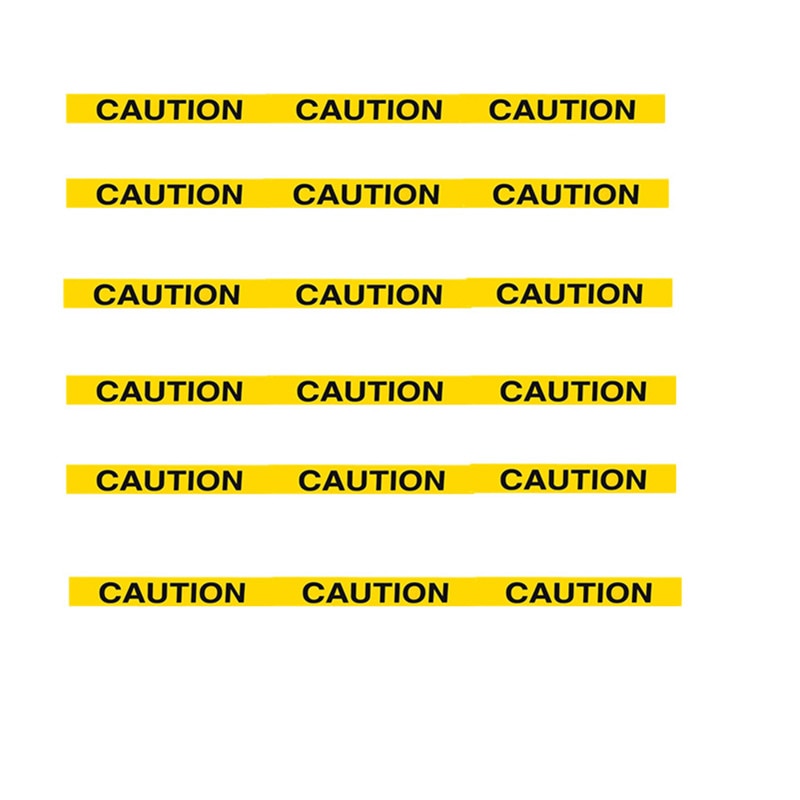10m Yellow Caution Tape - Indoor & Outdoor Safety Marking by HitMyNeed