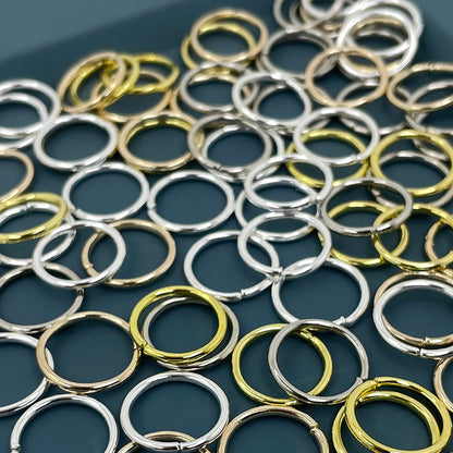 10mm Hair Braid Rings Set (50pcs) by HitMyNeed