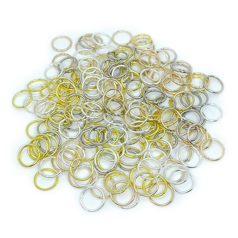 10mm Hair Braid Rings Set (50pcs) by HitMyNeed