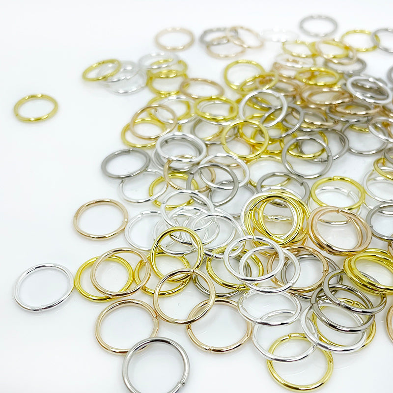 10mm Hair Braid Rings Set (50pcs) by HitMyNeed