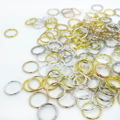 10mm Hair Braid Rings Set (50pcs) by HitMyNeed