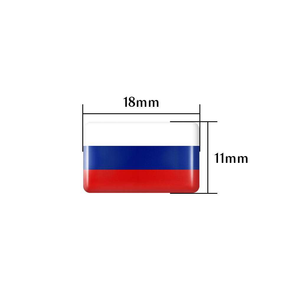10pcs 3D Epoxy Car Interior Flag Stickers by HitMyNeed