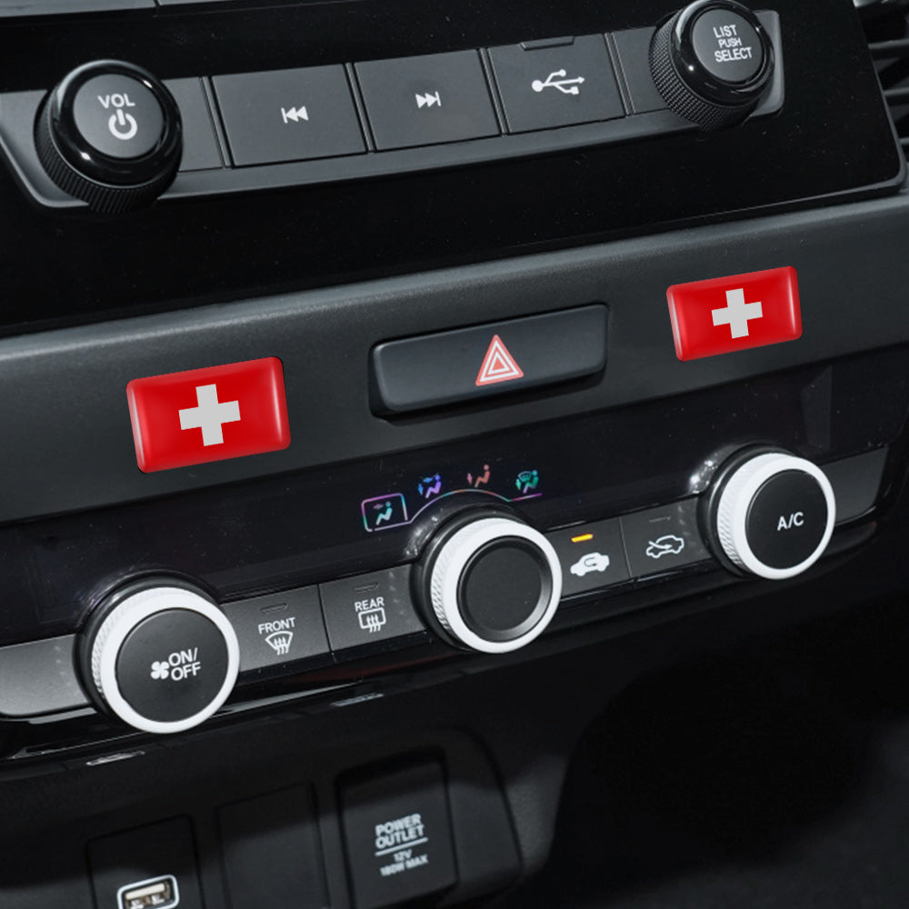 10pcs 3D Epoxy Car Interior Flag Stickers by HitMyNeed